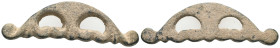 Aes Formatum. Siglos VI-IV BC CENTRAL ITALY or LAZIUM. Semicircular element in the shape of a trident. Very fine.


Weight:7,1 gr
Diameter:43,6 mm