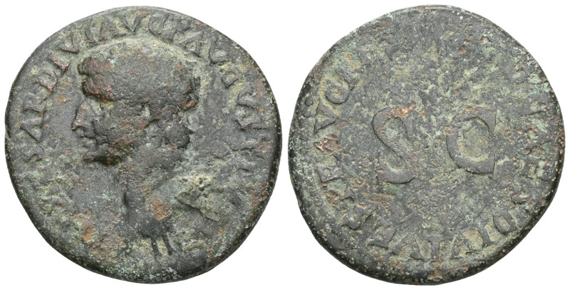 Drusus, son of Tiberius, (died A.D. 23), AE as, Rome mint, issued under Tiberius...