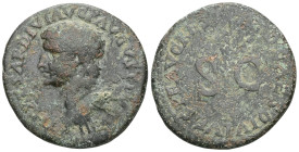 Drusus, son of Tiberius, (died A.D. 23), AE as, Rome mint, issued under Tiberius, A.D. 22-23, obv. bare head of Drusus to left, around DRVSVS CAESAR T...