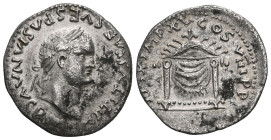 ROMAN IMPERIAL
Titus, 79 - 81 AD Titus, 79 - 81 AD Denarius (3.53g). 80 AD Mint of Rome. Obv.: IMP TITVS CAES VESPASIAN AVG P M, head with laurel wre...