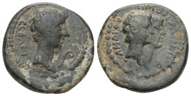 LESBOS. Methymna. Augustus (27 BC-14 AD). Alexander, magistrate.
Obv: CЄBACTOC.
Bare head of Augustus right; lituus to right.
Rev: AΛЄΞANΔPOC MAΘVM...
