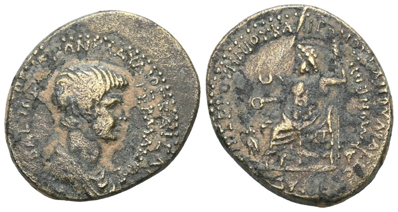 Roman Provincial
 Phrygia. Synnada. Nero. AE. (Bronze) 54-68 AD. Magistrate, Ti ...