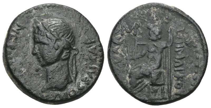 Roman Provincial
Phrygia, Amorion. Nero, Caesar (reign of Claudius, 41-54 AD.) A...