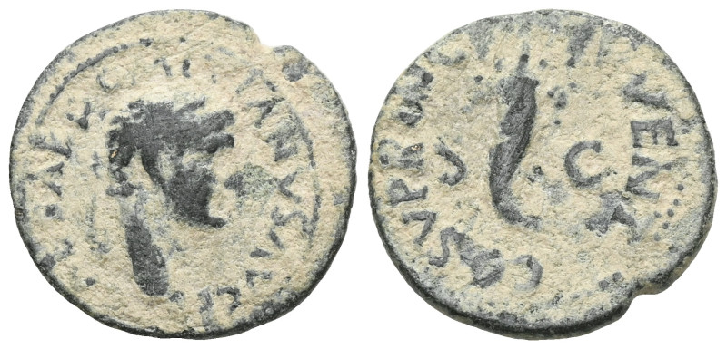 Roman Provincial , Trajan (98-117) Antioch , Bronze AE.


Weight:2,2 gr
Diameter...