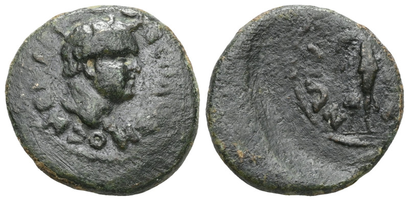 Roman Provincial
IONIA. Smyrna. Vespasian Junior, as Caesar, c. 94-96. (Bronze)...
