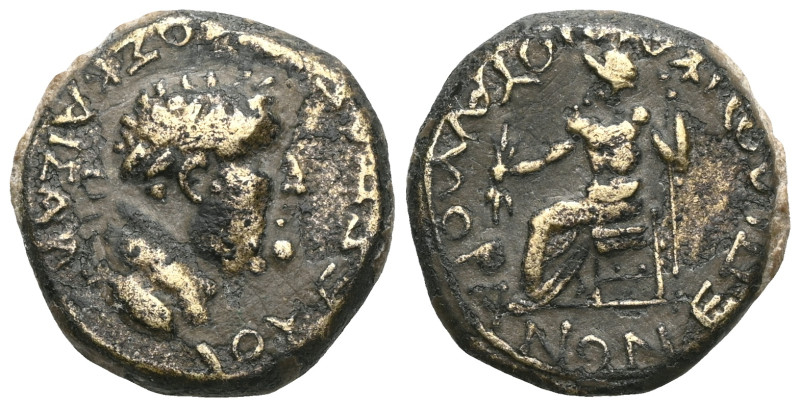 Roman Provincial
 Phrygia, Amorium. Vespasian. AE. (Bronze) 69-54 AD. L. Vipsani...