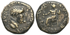 Roman Provincial
 Phrygia, Amorium. Vespasian. AE. (Bronze) 69-54 AD. L. Vipsanios Silvanos (?), magistrate.
Obv: [ΟΥΕΣΠΑΣΙΑΝΟ]Σ ΚΑΙΣΑΡ. Laureate head...