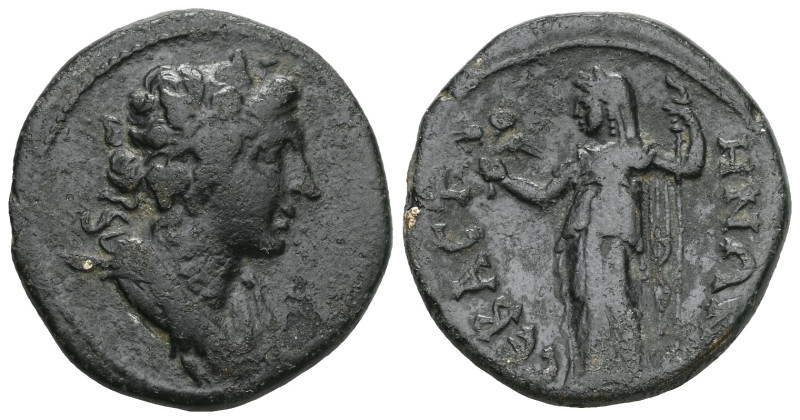 LYDIA - Tripoli (Apollonia) Bronze, imperial period, 2nd century. AD Senate bust...