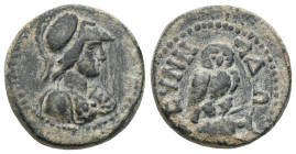 PHRYGIA. Synnada. Antoninus Pius (AD 138-161) Issue: 'Pseudo-autonomous': With letterforms Ɛ and Ϲ, reign of Antoninus Pius or early third century? (c...