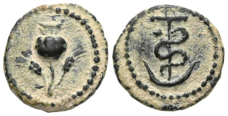 PHRYGIA. Ancyra. Pseudo-autonomous (1st-2nd centuries). Ae.

Obv: Poppy between ...