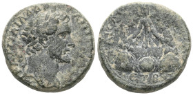 Roman Provincial
Cappadocia, Caesarea, Antoninus Pius (138-161), AE (Bronze), 144/5.
Obv: AYT KAI A - [NTΩNЄINOC CЄB], laureate head of Antoninus Pius...
