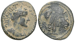 Roman Provincial
Lycaonia, Iconium, Antoninus Pius (138-161), AE (Bronze). Obv: ANTON[IN - VS AVG] NIVS, laureated, draped and cuirassed bust of Anton...