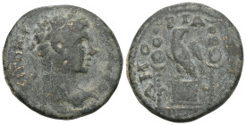 PHRYGIA. Amorium. Caracalla, 198-217. Diassarion . A NT ΩNЄINOC AYΓO Laureate head of Caracalla to right. Rev. AMOPIANΩN Eagle standing facing on garl...