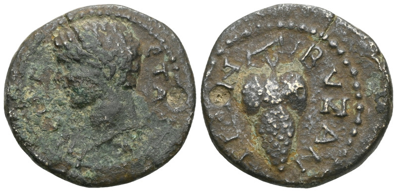 Roman Provincial Coins
THRACE. Byzantion. Geta (Caesar, 198-209). Ae.
Obv: Π C...