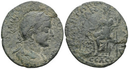 Roman Provincial
Gordian III ? Æ of Heraclea Pontica, Bithynia. AD 238-244. M ANT ΓOPΔIANOC AVΓ, laureate, draped and cuirassed bust to right / ΗΡΑΚΛΗ...