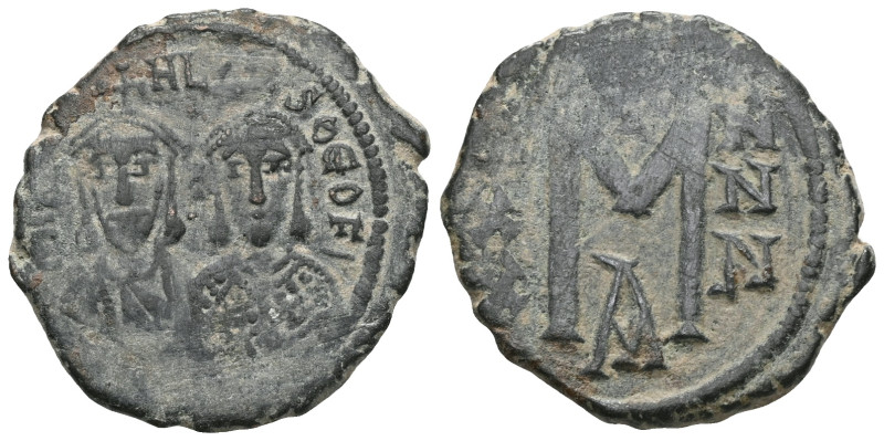 Leo V and Constantine, follis, Constantinople, n.d. (813-820) A/LEO - N - S CO -...