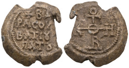 Byzantine Lead Seals, 7th - 13th Centuries.


Weight:13,7 gr
Diameter:22,1 mm