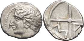 GAULE - CELTIC
Massilia - Marseille. Obole tête à gauche ND (350-175 av. J.-C.), Marseille.
Dicomon OBM-8 - LT.580 ; Argent - 0,65 g - 8 mm - 5 h
Supe...