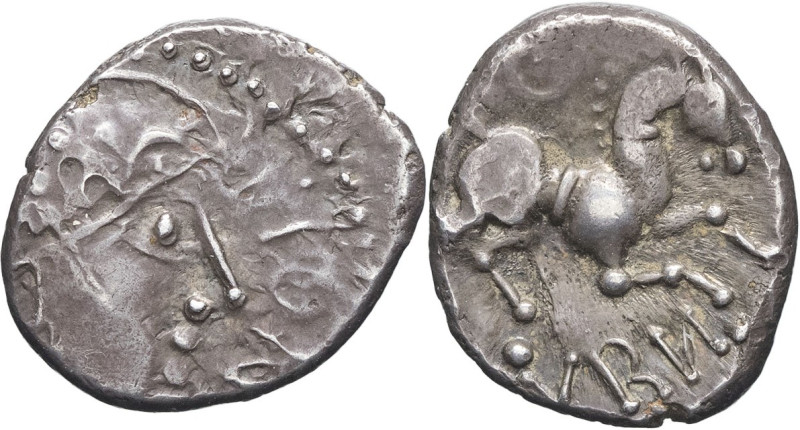GAULE - CELTIC
Éduens. Quinaire ANORBOS/DVBNO ND (70-50 av. J.-C.).
DT.3222 - BN...