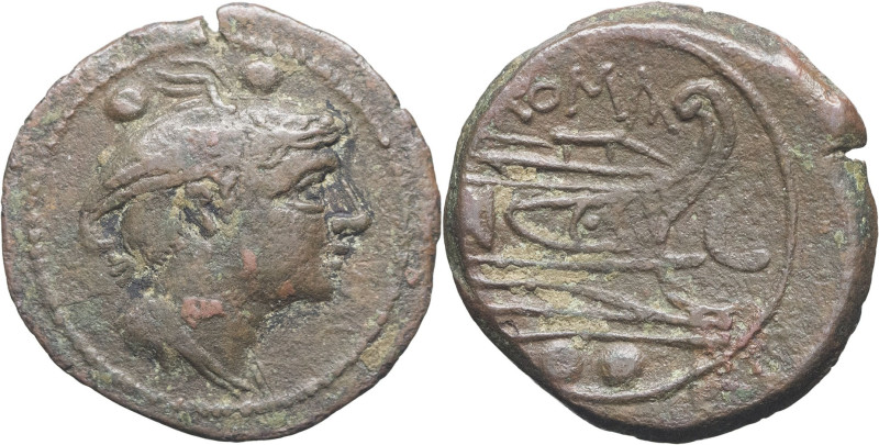 RÉPUBLIQUE ROMAINE - ROMAN REPUBLIC
Anonymes. Sextans ND (211-208 av. J.-C.), Sa...