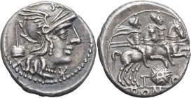 RÉPUBLIQUE ROMAINE - ROMAN REPUBLIC
T. Quinctius Flamininus. Denier ND (128 av. J.-C.), Rome.
RRC.267/1 ; Argent - 3,88 g - 17,5 mm - 7 h
Belle patine...