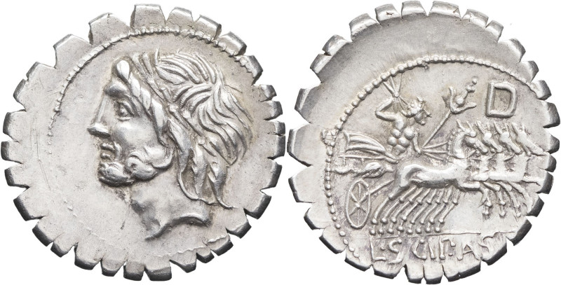 RÉPUBLIQUE ROMAINE - ROMAN REPUBLIC
Lucius Cornelius Scipio Asiaticus. Denier se...