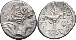 RÉPUBLIQUE ROMAINE - ROMAN REPUBLIC
C. Valerius Flaccus Imperat. Denier ND (82 av. J.-C.), Marseille.
RRC.365/1a ; Argent - 3,87 g - 18,5 mm - 5 h
Mag...