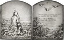 ALGÉRIE - ALGERIA
IIIe République (1870-1940). Médaille, le Salut au soleil par G. Dupré, Commission des valeurs de douane, par G. Dupré 1910, Paris.
...