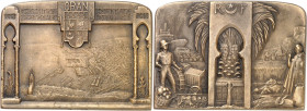 ALGÉRIE - ALGERIA
IIIe République (1870-1940). Plaque, Centenaire de l’Algérie, Exposition générale d’Oran, par Salgé 1930, Paris (Arthus-Bertrand).
E...
