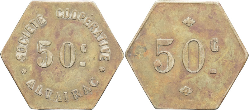 ALGÉRIE - ALGERIA
IIIe République (1870-1940). Monnaie de nécessité, Société coo...