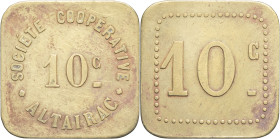 ALGÉRIE - ALGERIA
IIIe République (1870-1940). Monnaie de nécessité, Société coopérative Altairac à El Harrach, 10 centimes ND, Paris (Cartaux).
Élie ...