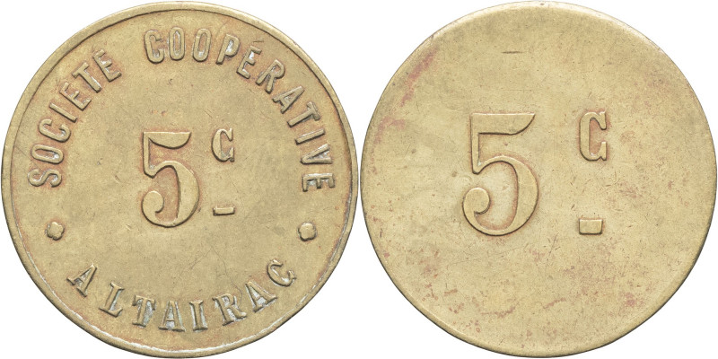 ALGÉRIE - ALGERIA
IIIe République (1870-1940). Monnaie de nécessité, Société coo...