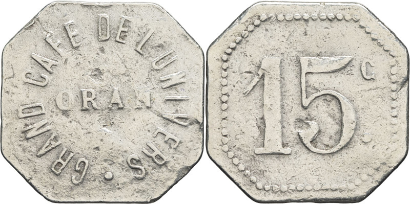 ALGÉRIE - ALGERIA
IIIe République (1870-1940). Monnaie de nécessité, Grand café ...
