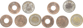 ALGÉRIE - ALGERIA
IIIe République (1870-1940). Lot de 5 jetons, REIG à Alger ND.
Lec.184, 185 et variantes ; Laiton
B à TB.