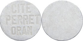 ALGÉRIE - ALGERIA
IIIe République (1870-1940). Jeton d’ascenseur, Cité Perret à Oran ND.
Aluminium - 4,05 g - 31 mm - 12 h
TB.