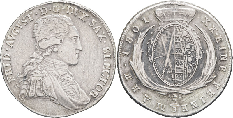 ALLEMAGNE - GERMANY
Saxe, Frédéric-Auguste III, prince-électeur (1763-1806). 2/3...