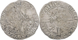 BELGIQUE - BELGIUM
Flandres (comté de), Philippe le Bon (1419-1467). Double gros vierlander ND (1434-1467), Gand.
VH.3.GE ; Argent - 3,20 g - 30 mm - ...