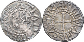 FRANCE / CAROLINGIENS - FRANCE / CAROLINGIAN
Charles II le Chauve (840-877). Denier ND, Blois.
P.741-472 - MG.923 ; Argent - 1,58 g - 20 mm - 7 h
Frap...
