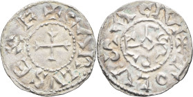 FRANCE / CAROLINGIENS - FRANCE / CAROLINGIAN
Charles II le Chauve (840-877). Denier ND, Toulouse.
P.813 - MG.1103 ; Argent - 1,55 g - 20,5 mm - 12 h
T...