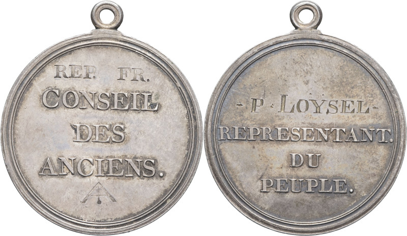 FRANCE - FRANCE
Directoire (1795-1799). Médaille, première session du Conseil de...