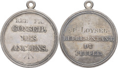FRANCE - FRANCE
Directoire (1795-1799). Médaille, première session du Conseil des Anciens ND (28 octobre 1795), Paris.
H.680 ; Argent - 30,28 g - 47,5...
