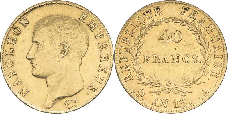 FRANCE - FRANCE
Premier Empire / Napoléon Ier (1804-1814). 40 francs tête nue, c...