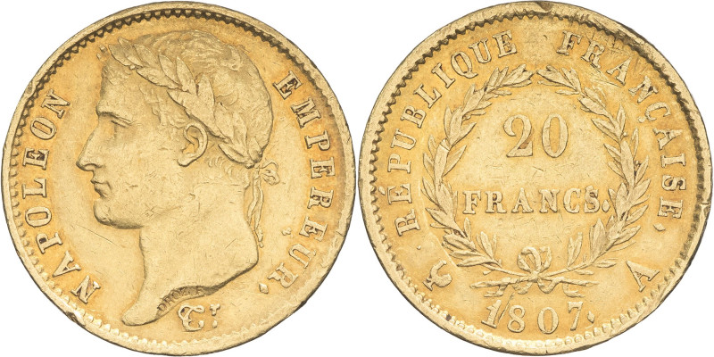 FRANCE - FRANCE
Premier Empire / Napoléon Ier (1804-1814). 20 francs République ...