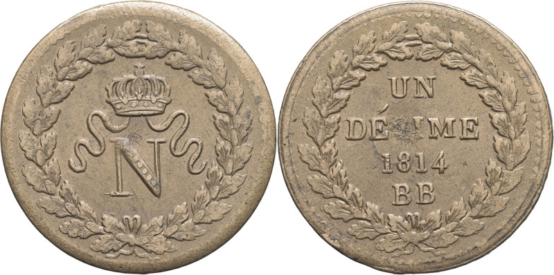 FRANCE - FRANCE
Premier Empire / Napoléon Ier (1804-1814). Un décime à l’N couro...