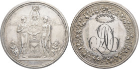 FRANCE - FRANCE
Premier Empire / Napoléon Ier (1804-1814). Médaille, mariage, par Andrieu ND (modèle de 1801), Paris.
Térisse 606 ; Argent - 32,10 g -...
