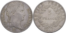 FRANCE - FRANCE
Cent-Jours / Napoléon Ier (mars-juillet 1815). 5 francs Empire 1815, A, Paris.
G.595 - F.307 ; Argent - 25,02 g - 37 mm - 6 h
Bel exem...