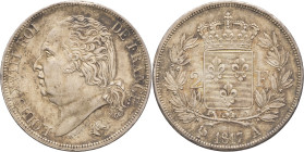 FRANCE - FRANCE
Louis XVIII (1814-1824). 2 francs 1817, A, Paris.
G.513 - F.257 ; Argent - 9,97 g - 27 mm - 6 h
Léger plat sur le listel à 12h sinon S...