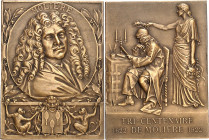 FRANCE - FRANCE
IIIe République (1870-1940). Médaille, tricentenaire de Molière, par G.-H. Prud’homme 1922, Paris.
Maier 242 = cet exemplaire ; Bronze...