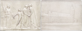 FRANCE - FRANCE
IIIe République (1870-1940). Plaque, assemblée générale des actionnaires de la compagnie Paris-Lyon-Méditerranée, par Oscar Roty ND (1...