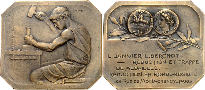 FRANCE - FRANCE
IIIe République (1870-1940). Médaille, ateliers Janvier et Berch...